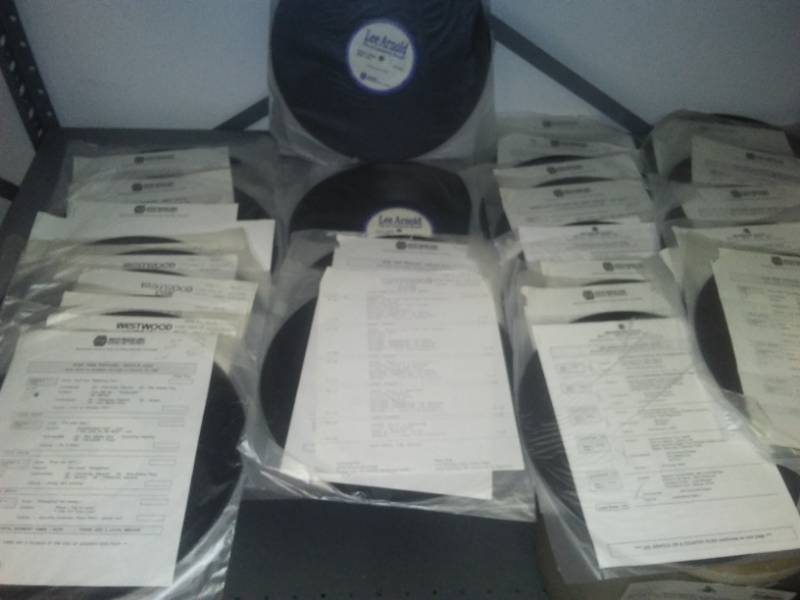 lot 258 image: Westwood One broadcasting albums for radio stations.