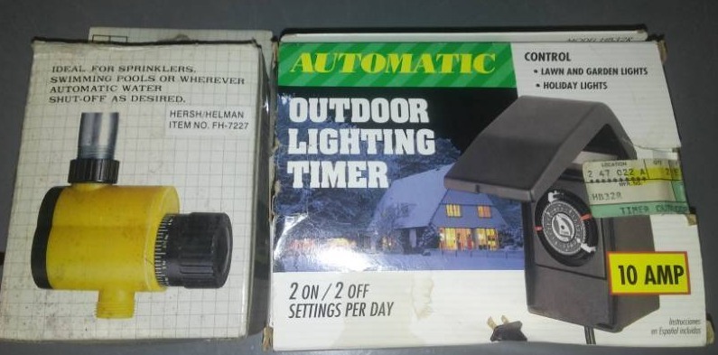 lot 275 image: 2 outdoor Water and Electric timers