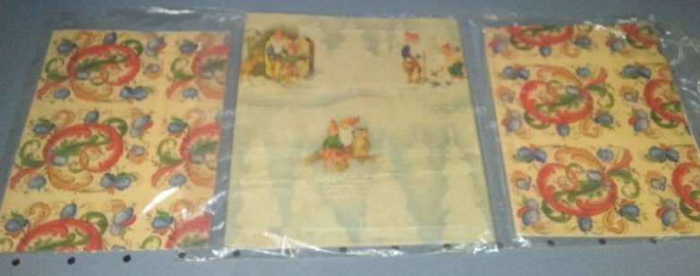 lot 286 image: Vintage wrapping paper - excellent.
