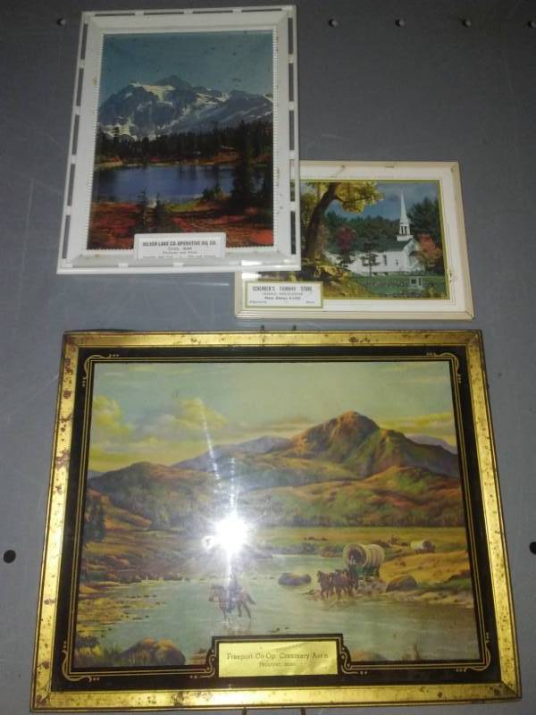 lot 344 image: Vintage local advertising - Albertville, Silver Lake and Freeport.