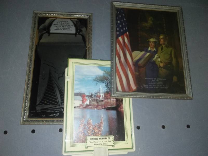 lot 346 image: 3 vintage advertising - Barnesville, Lawndale, Alexandria.