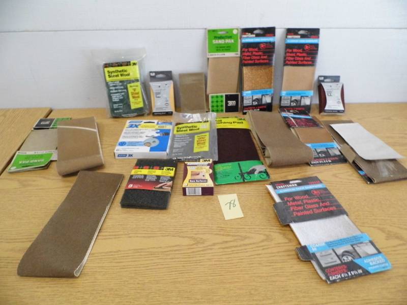 lot 78 image: Assorted Sand Paper
