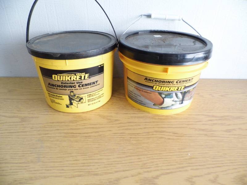 lot 95 image: Quikrete Anchoring Cement