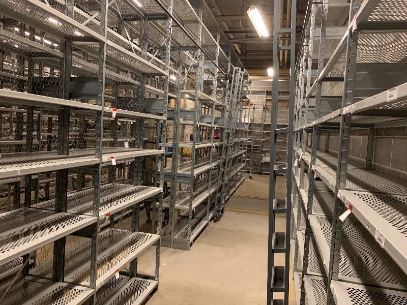 lot 20 image: Backroom Shelving Unit 12x48x12
