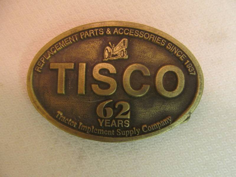 lot 13 image: Tisco 62 Years Limited Edition Belt Buckle