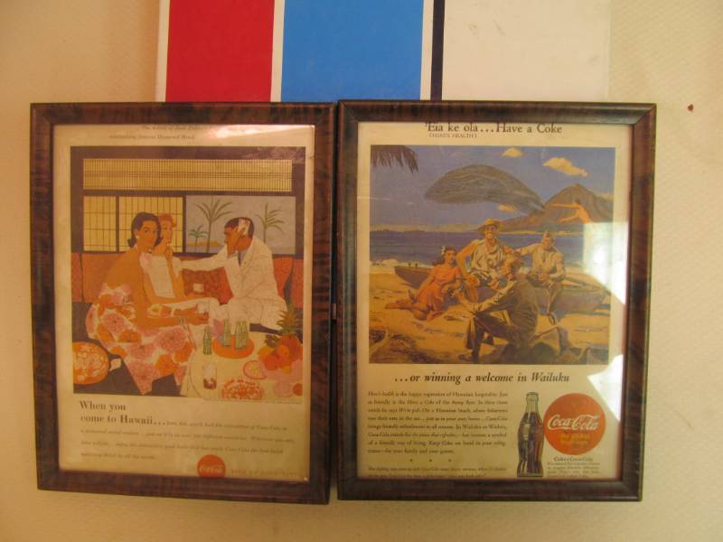 lot 20 image: Vintage Coca Cola Advertisements