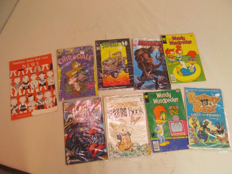 lot 141 image: Comic Books- Chip & Dale, Woody Woodpecker, Barney Bear, and more
