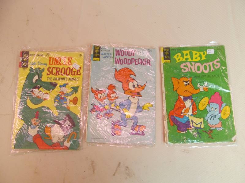 lot 142 image: Comic Books- Baby Snoots, Woody Woodpecker, Uncle Scrooge