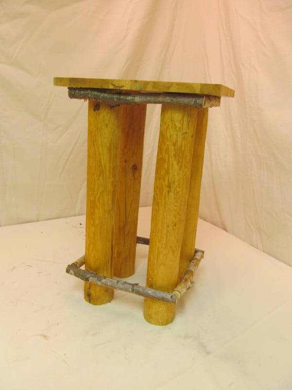 lot 169 image: Wooden Homemade Bench