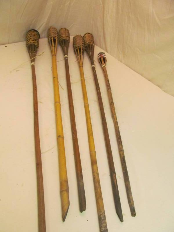 lot 174 image: Tiki Torch Holders