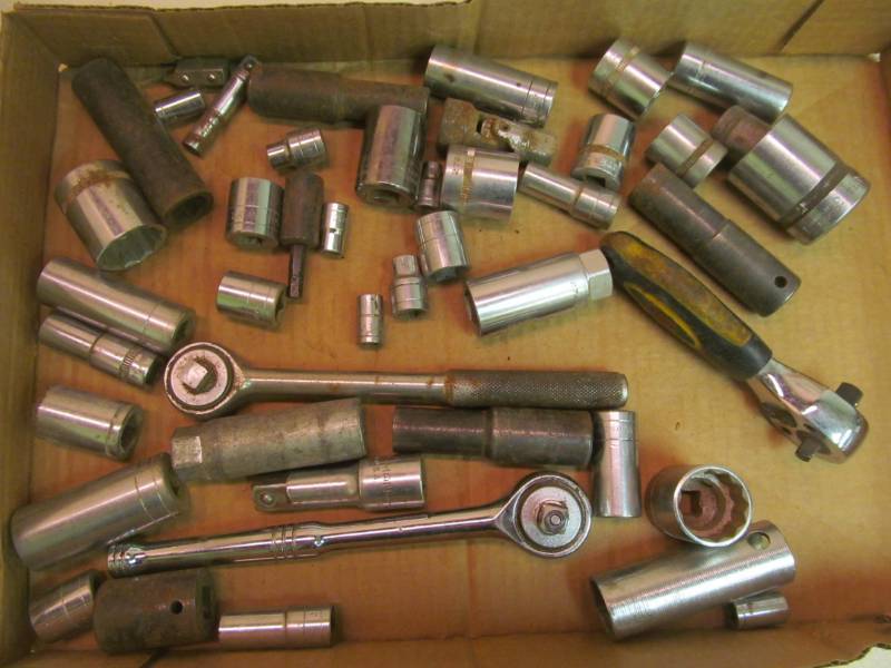 lot 176 image: Group of Sockets, Ratchets, Extensions