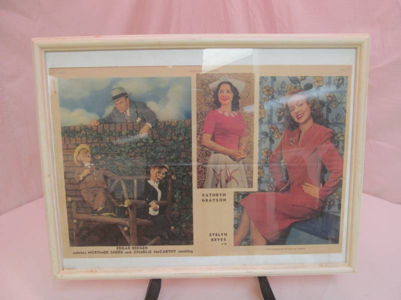 lot 187 image: 1943 Framed Advertisement