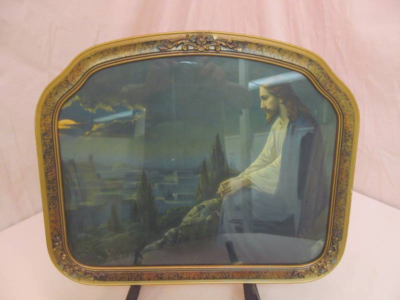 lot 189 image: Vintage Religious Jesus Picture