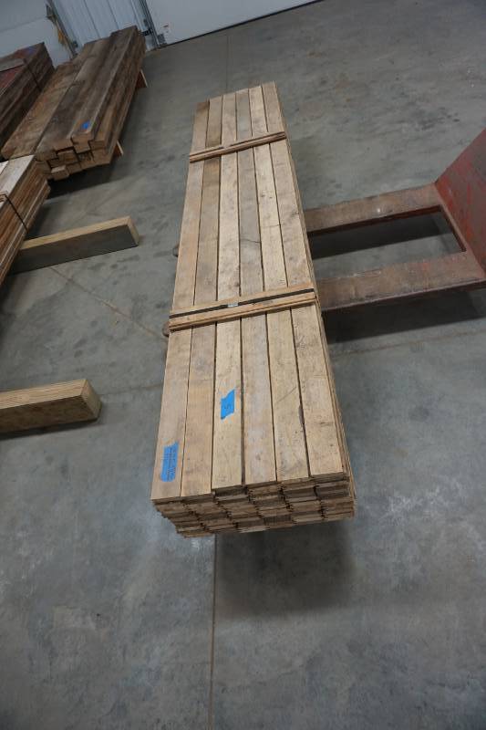 lot 5 image: 2 34 Reclaimed Mixed Species Tongue & Groove Flooring