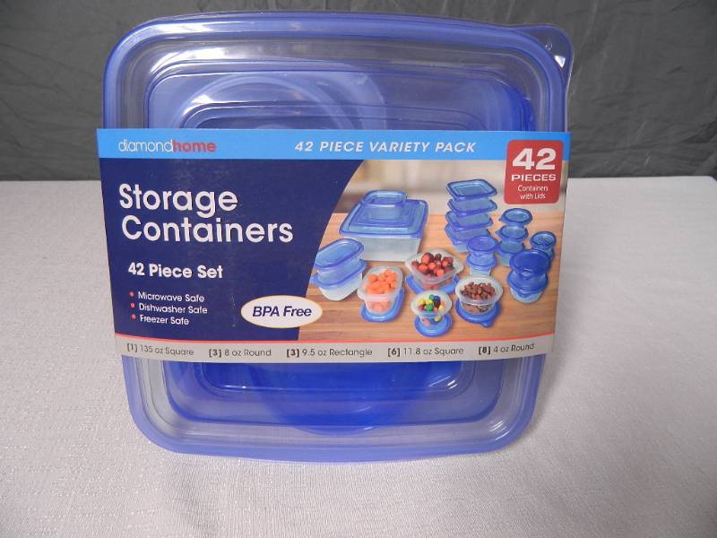 lot 18 image: New 42 Piece Storage Container Set