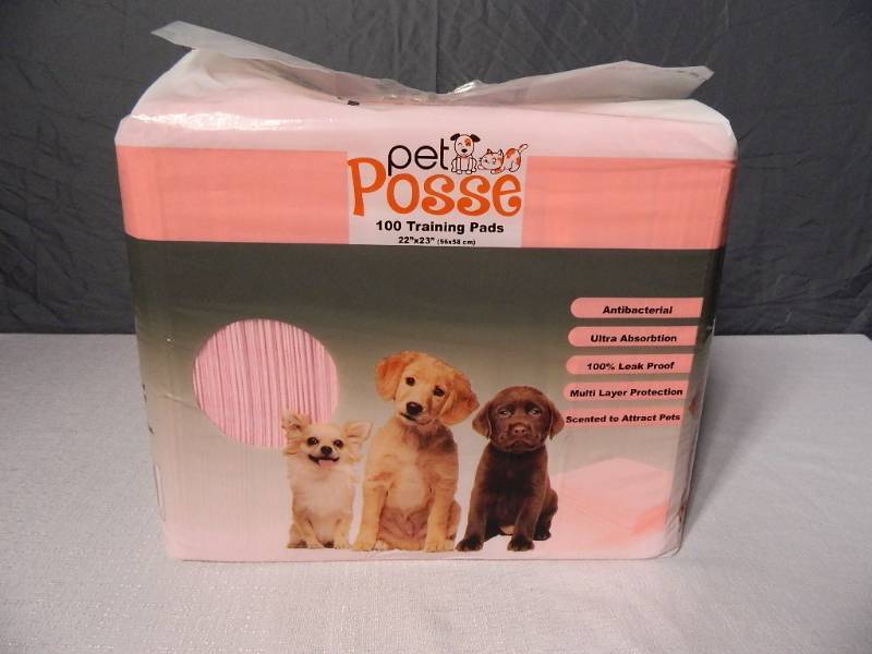 lot 20 image: 100 New Pet Training Pads