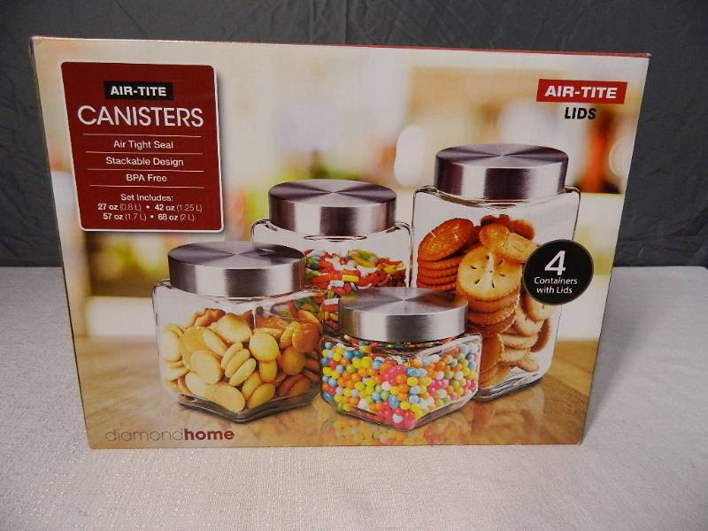 lot 24 image: New Air-Tite Canister Set