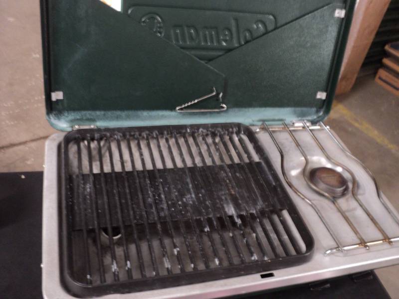 lot 1 image: Coleman Propane Grill Stove...