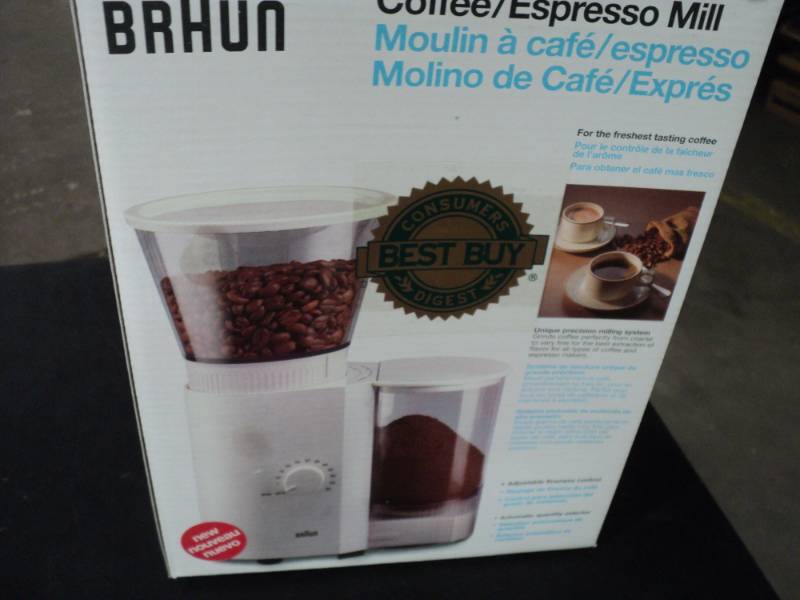 lot 21 image: Braun CoffeeExpresso Mill...