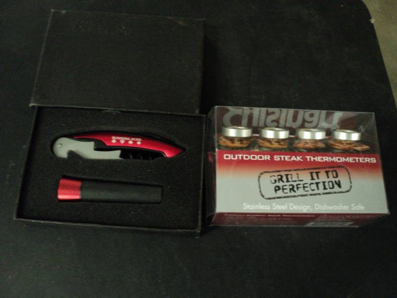 lot 23 image: Cuisinart Outdoor Steak Thermometer...