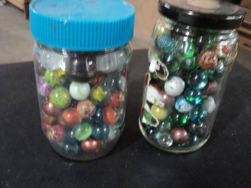 lot 36 image: 2 Jars of Marbles...