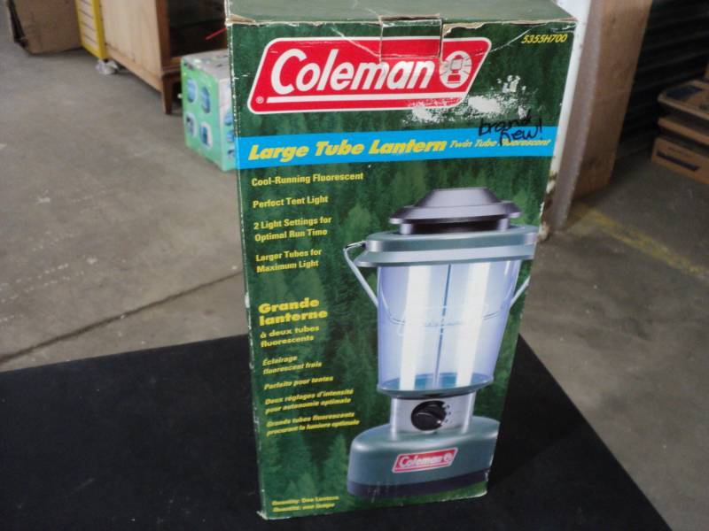lot 44 image: Coleman New Large Tube Lantern...