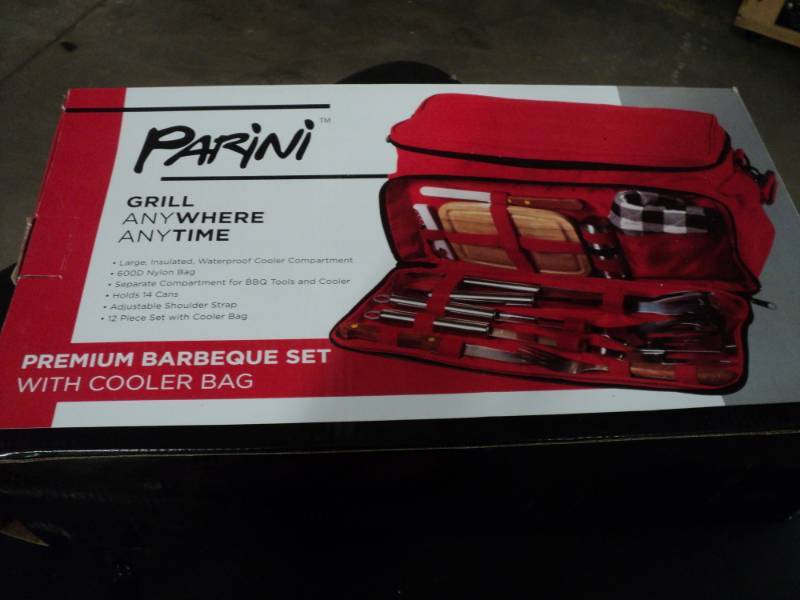 lot 57 image: Panini BBQ Set with cooler bag...