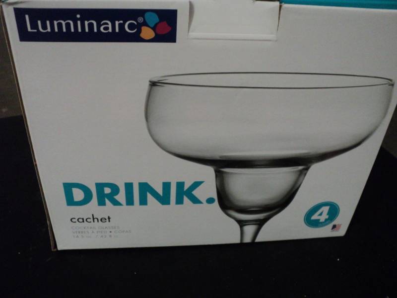 lot 60 image: Luminarce 4 piece Cachet Cocktail G...