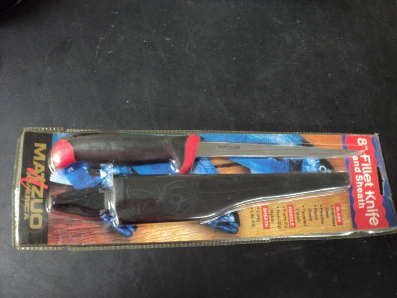 lot 82 image: Matzuo 8 Fillet Knife and Sheath...