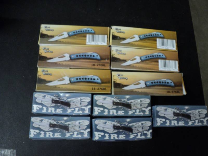 lot 86 image: 6 Frost Cutlery Knives and 5 Firefl...