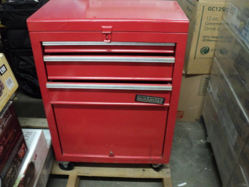 lot 100 image: 22 x 12 x32 Durabuilt Metal Tool C...