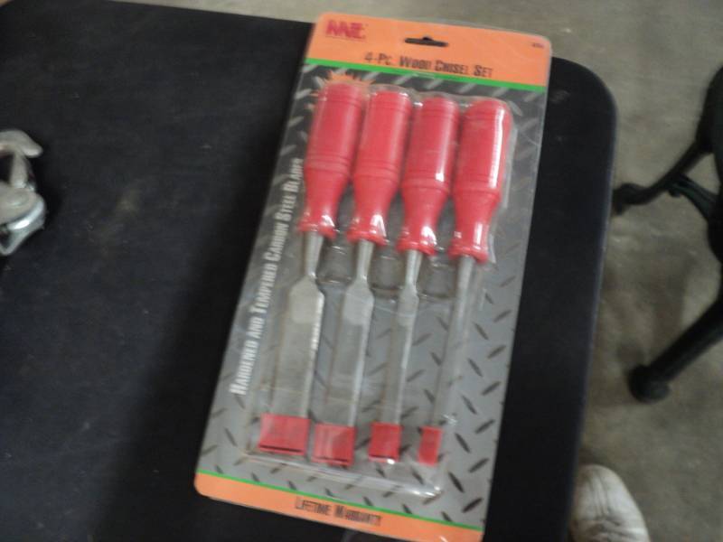 lot 112 image: 4 piece Wood Chisel Set...