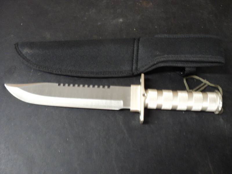 lot 114 image: Knife and Sheath...