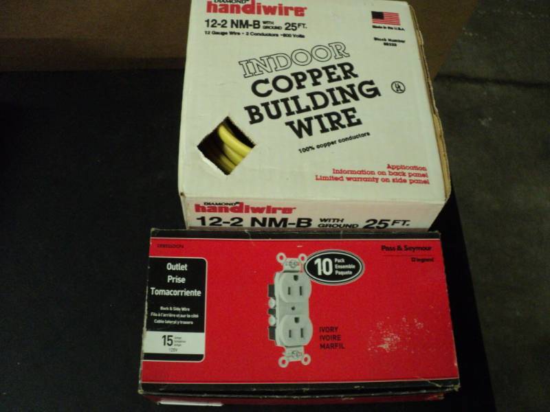lot 119 image: Indoor Copper Building Wire and 6 p...