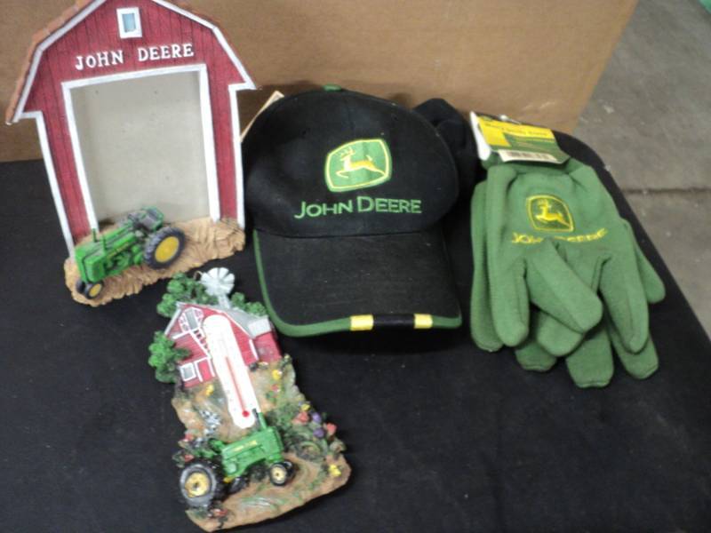lot 123 image: John Deere Items...