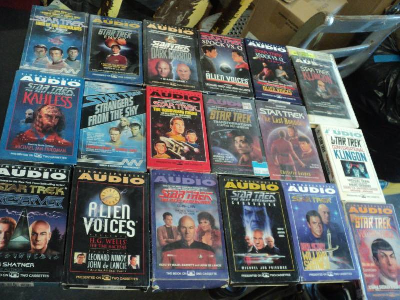 lot 196 image: Star Trek Cassette Tapes...