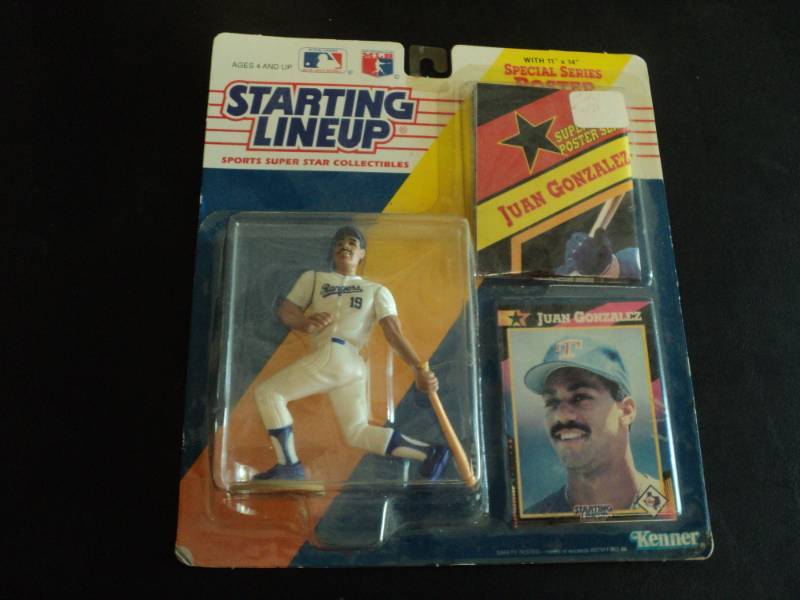 lot 205 image: Starting Lineup Juan Gonzalez...