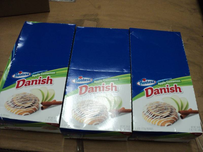 lot 240 image: 3 Boxes of Hostess Apple Cinnamon D...