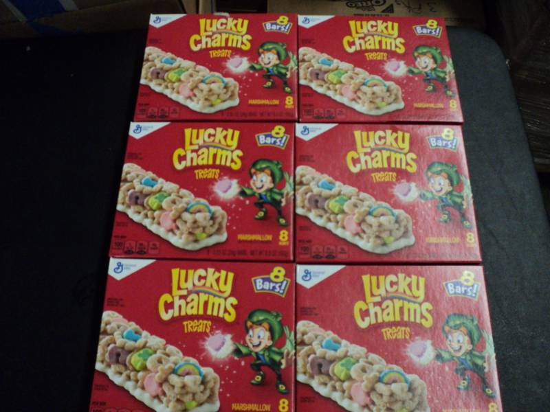 lot 246 image: 6 Boxes Lucky Charms Bars...