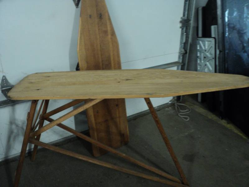 lot 267 image: 2 Vintage Wood Ironing Boards...