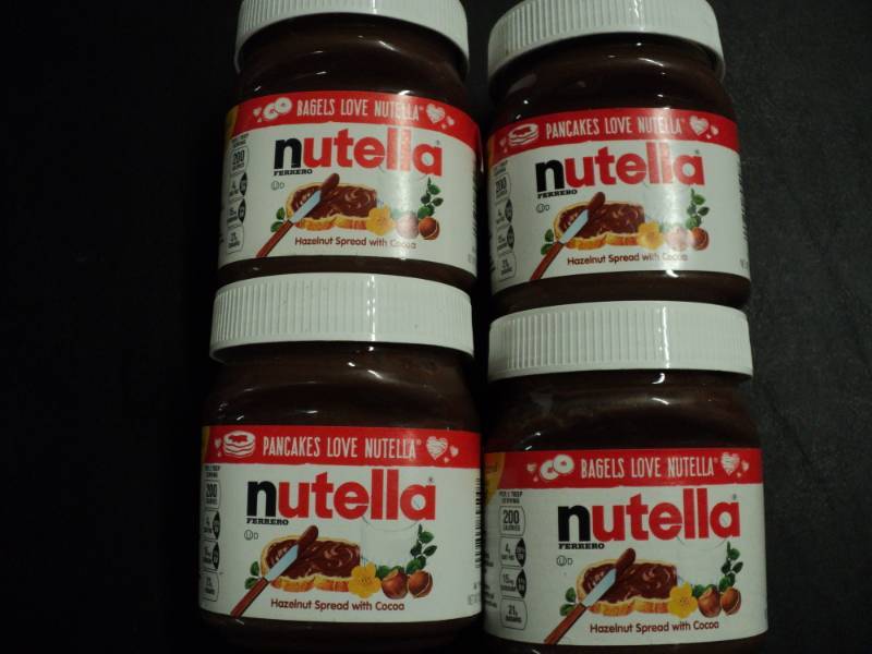lot 281 image: 4 Jars Nutella 13 oz each...