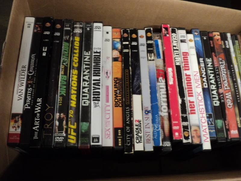 lot 298 image: Box of DVDs...
