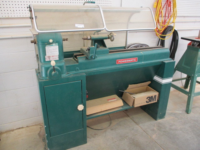 lot 10 image: Powermatic Lathe