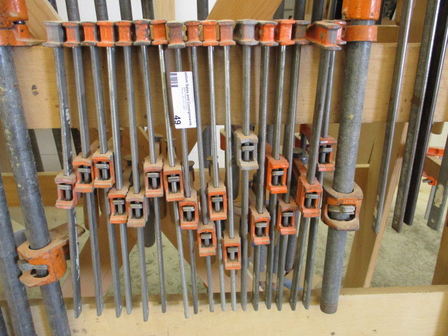 lot 49 image: 15 Bar Clamps