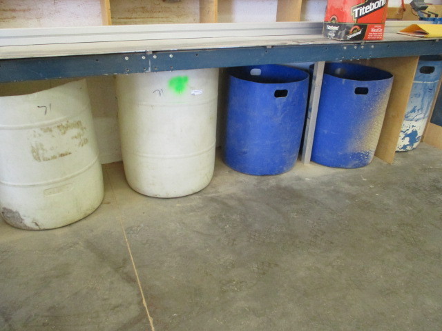 lot 71 image: Plastic Barrels