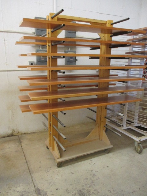 lot 175 image: Drying Rack on casters