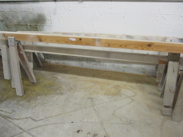 lot 181 image: Long Sawhorses