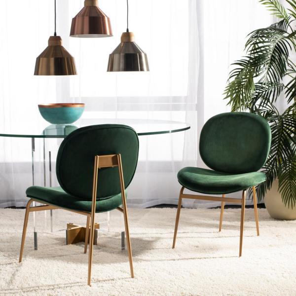 lot 94 image: Safavieh Jordana Malachite GreenGo...