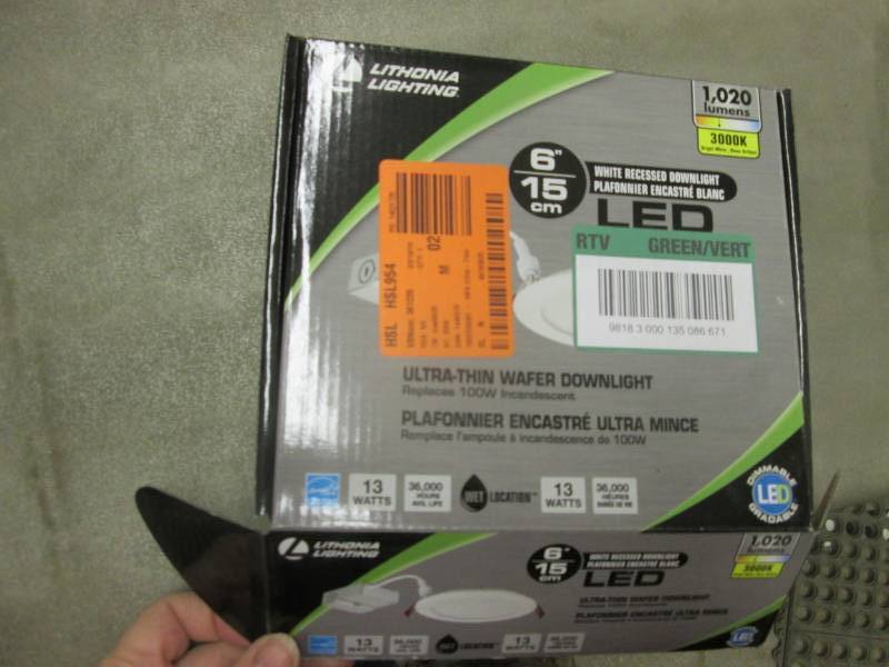 lot 48 image: Lithonia Lighting WF6 Ultra-Thin Wa...