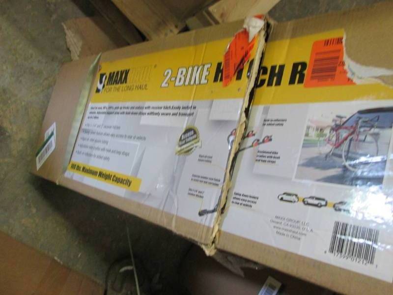 lot 68 image: MaxxHaul 350 lbs. Hitch Mount 2-Bik...